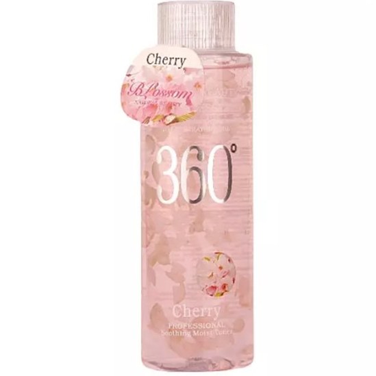 تونر پاک کننده آرایش صورت 360 مدل CHERRY شکوفه گیلاس وکالی